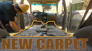 Replacing the Carpet 3rd Gen 2002 Toyota 4Runner New Carpet Install