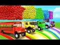 Many Kids Songs Painting Cars With Molded Balls Baby Nursery Rhymes Kids Songs