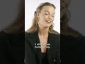 Margot Robbie shares her first reaction reading the Barbie script #barbie #barbiemovie