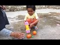 AFSHEENA BERNYANYI FINGER FAMILY SONG Belajar Warna Dengan Balon Lucu Meletuskanya