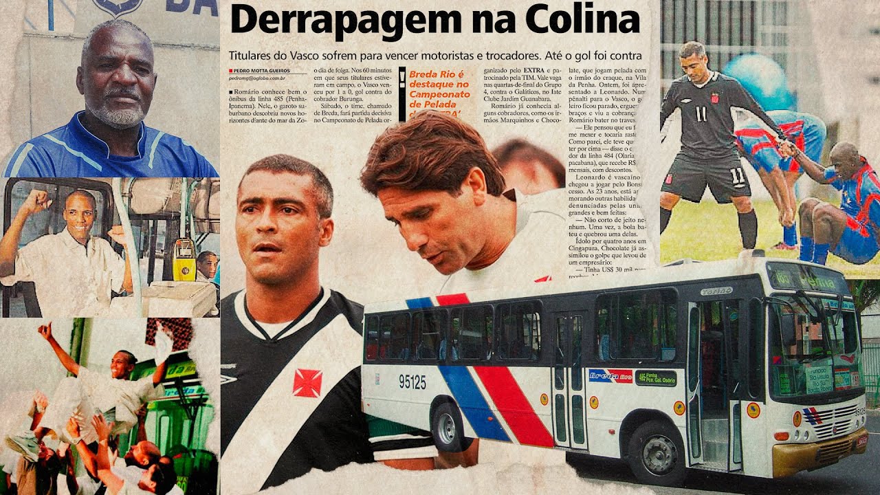 O dia que o Vasco de Romário jogou contra motoristas de ônibus