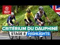 Fireworks Up Brutal Final Climb Critérium Du Dauphiné 2023 Highlights Stage 8