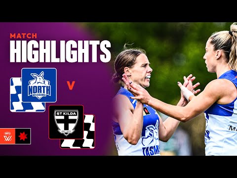 North Melbourne v St Kilda Highlights | Round 11, 2025 | AFLW