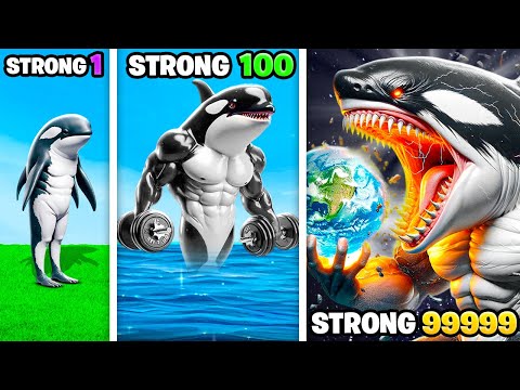 Weakest To WORLD'S STRONGEST KILLER WHALE In GTA 5!