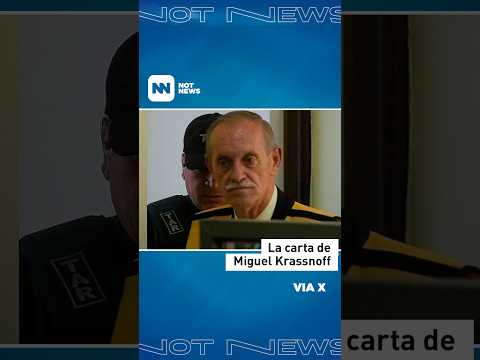 La carta de Miguel Krassnoff👉Revive el capítulo completo de #NotNews en nuestro canal de YouTube🖥️