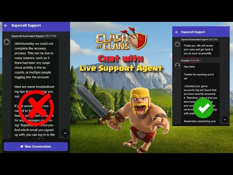 How to Contact Live Chat Support Agent in Clash of Clans || How to Contact Supercell Support 