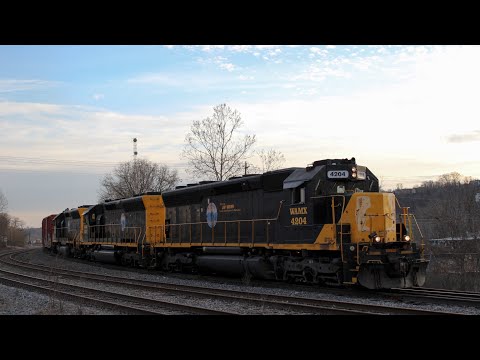 NS 136, NS P89, NS P87, & Blue Ridge Southern Railway T31 at Asheville