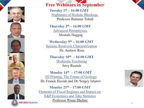 PetroTeach Free Webinars 2020