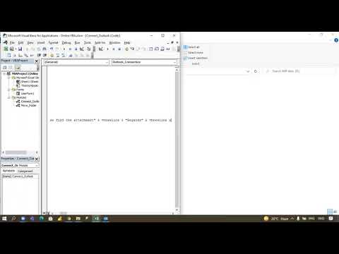 Advanced VBA - Connect Outlook by VBA and Send automatically email [Creator Name - Himanshu Sachan]