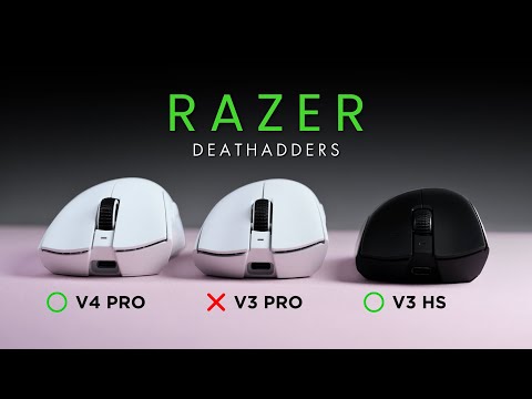 Which Razer DeathAdder Should You Buy? (V4 Pro vs V3 Pro vs V3 HyperSpeed)