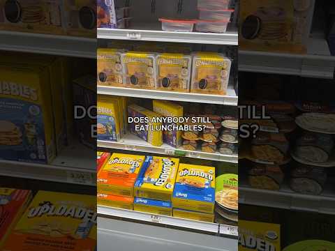 WHAT’S YOUR FAVORITE LUNCHABLE? #shortsfeed #shorts #lunch #snacks