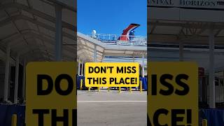 Don't miss this place at Port of Miami 😋 #cruise #cruiseship #cruise #cruisetips #miami
