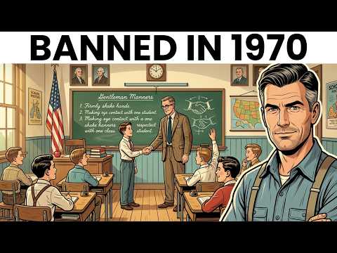 30 Gentleman Rules American Schools BANNED After 1970 That Made Working-Class Fathers Unforgettable