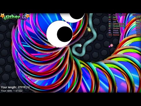 Slither.io A.I. Epic Skin Slitherio Best Gameplay - love Skin ❤❤ - Slither.io Vip - World Record