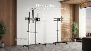 COST-EFFECTIVE ALUMINUM TV CART | FS44-610TW