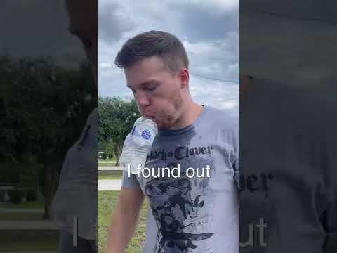 I learned how to drink a WATER BOTTLE in 1 SECOND!