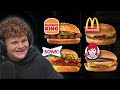 Blind Fast Food Burger Taste Test Ep 7