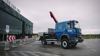 Gru Mercedes-Benz AXOR 1829 4×4 Palfinger PK 8501
