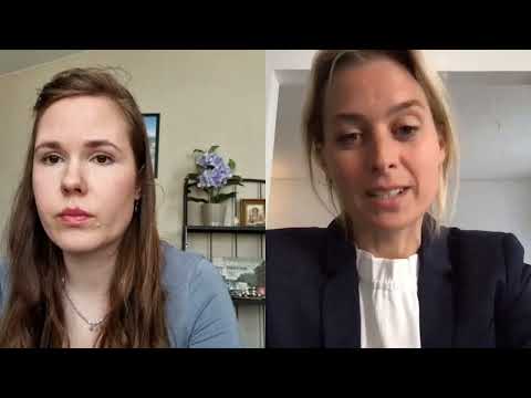 Alina Lipp im Interview für das ZDF am 7  April 2023 ungeschnitten