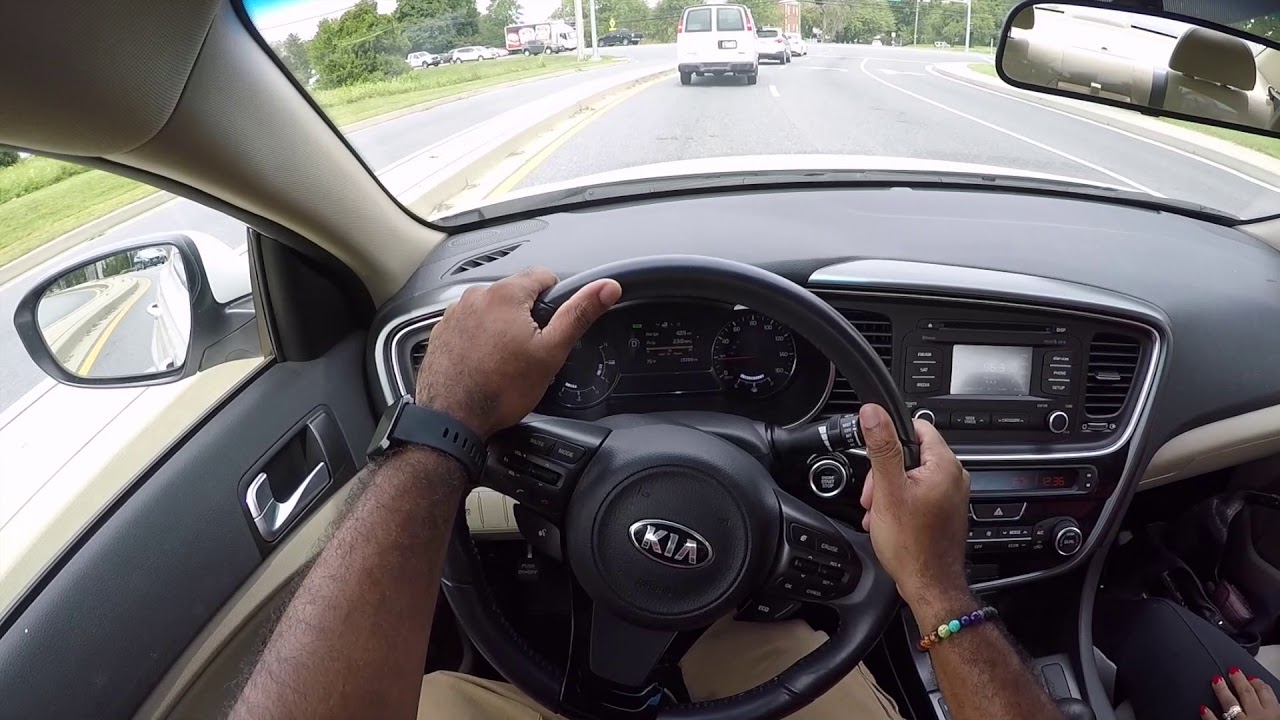 2016 Kia Optima hybrid lunch break POV test drive