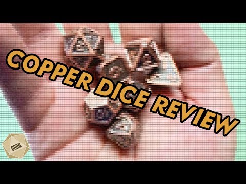 Die Hard Dice Unboxing and Review COPPER METAL DICE