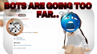 BOTS are going TOO far… (roblox rant 2025 drama)