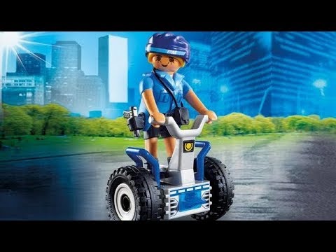 PLAYMOBIL -  POLICIÈRE AVEC GYROPODE  - 6877 [FR]