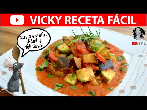 RATATOUILLE Sin Horno | Vicky Receta Facil Video