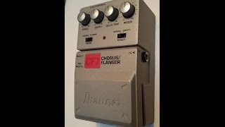 Video thumbnail for Ibanez CF7 Chorus/Flanger Demo (HQ Audio) by Jays Gear Demos