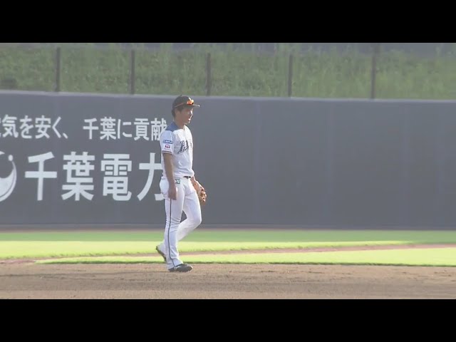 【ファーム】ファイターズ・上野 三遊間のゴロを華麗にさばく!! 2020/8/6 F-S(ファーム)