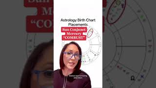 How to Read a Birth Chart Beginner - Sun Conjunct Mercury Combust #astrologyjane