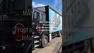 MAN 6X2,tautliner,8 tons vooras, Blatt -luft gefederd curtainsider truck | Image 4 - Autoline