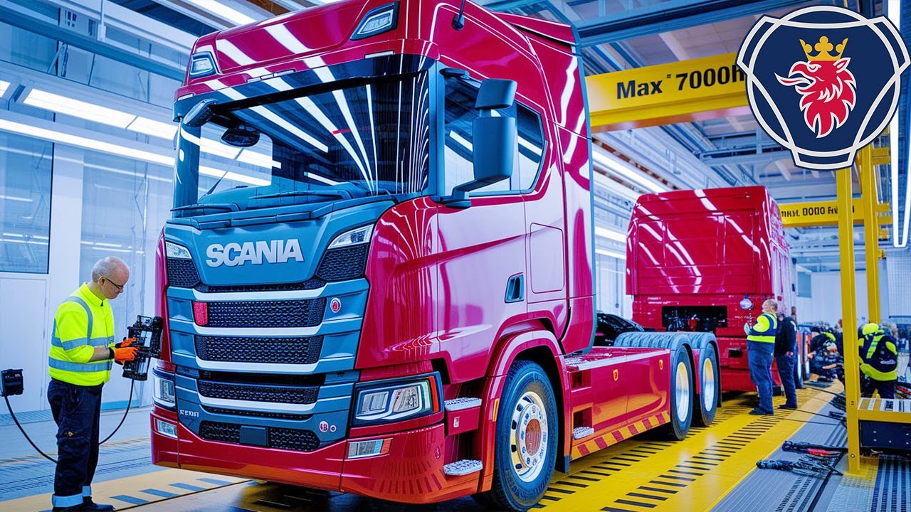 How Scania Trucks Are Made in a Factory