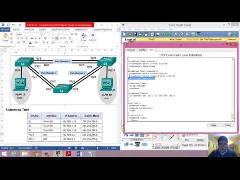 3.2.2.4 Lab - Troubleshooting EtherChannel