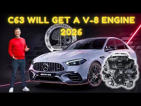 The AMG C63 Will Get a V-8 Engine In 2026!