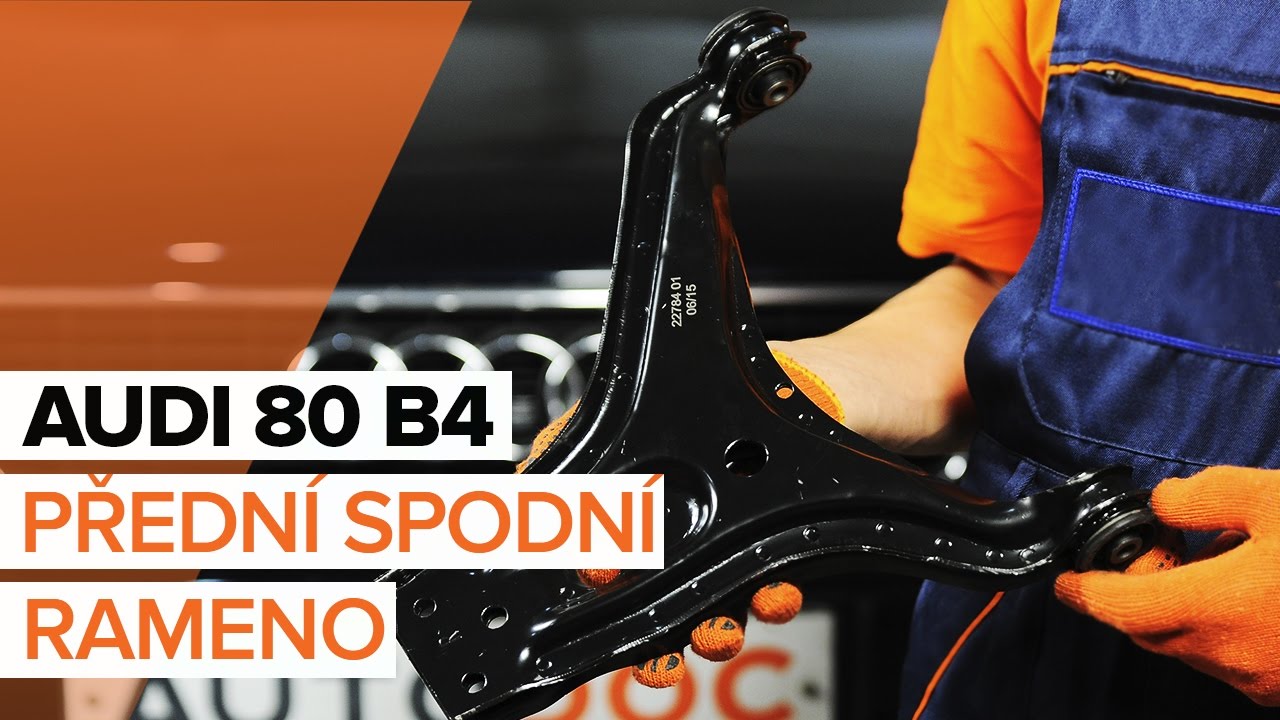 Jak vyměnit přední spodní rameno na Audi 80 B4 – návod k výměně