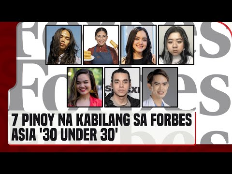 7 Pinoy, kabilang sa Forbes '30 Under 30' Asia Class of 2024