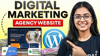 Create Digital Marketing Agency Website in WordPress | Wordpress Websi