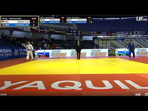 Judo.MD 2022 * IZVOREANU Radu (MDA) *  Guayaquil World Championships Juniors (11.08.2022) locul V