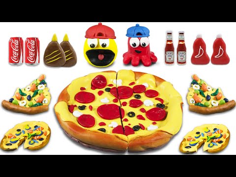 PAC-MAN Pizza Mukbang ASMR - Pacman Stop Motion @PacmanStopMotion