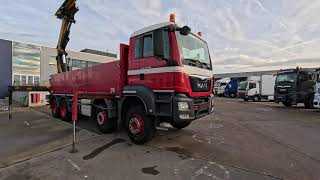 MAN TGS 35.400 BB+ EFFER 395 (4x)+JIB(4x) kamion s ravnom platformom | Slika 4 - Autoline