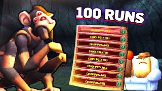 Wizard101 Monkey Spiders: How many couch potatoes in 100 runs [2021]
