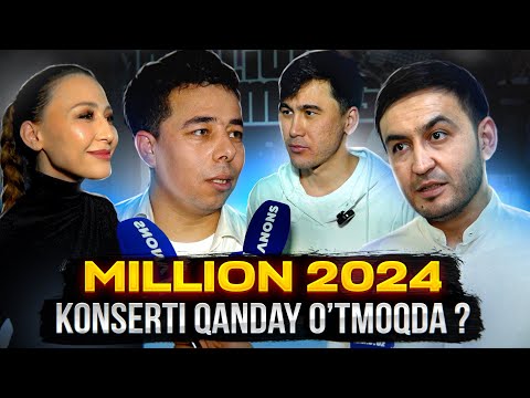 Million 2024 konserti qanday o'tmoqda? #millionjamoasi #million #anons