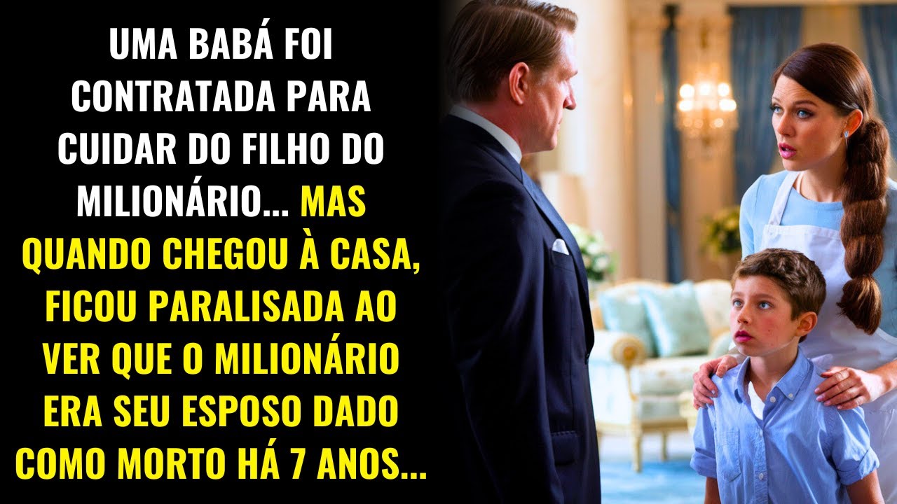UMA BABÁ DESCOBRE QUE O MILIONÁRIO QUE A CONTRATOU É SEU MARIDO, DADO COMO MORTO HÁ 7 ANOS...