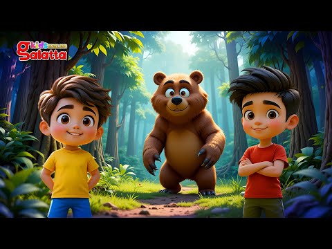 The Bear and The Two Friends | English Moral Story for Children's |  Galatta Kids English | Bear