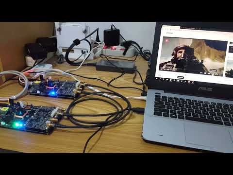 OFDM Baseband Transmission on FPGA with Network Access