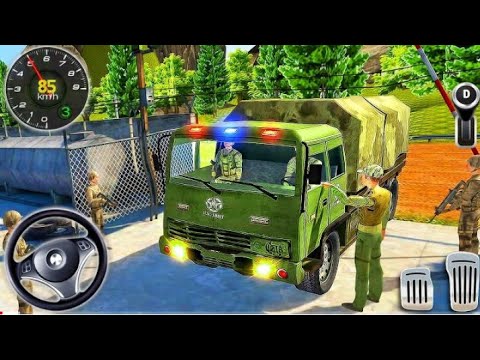 Troops Transport in Army Truck Driving Simulator - Android Gameplay