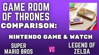 Quick Comparison - Nintendo Game and Watch Super Mario Bros vs Legend of Zelda #nintendo #gameroom