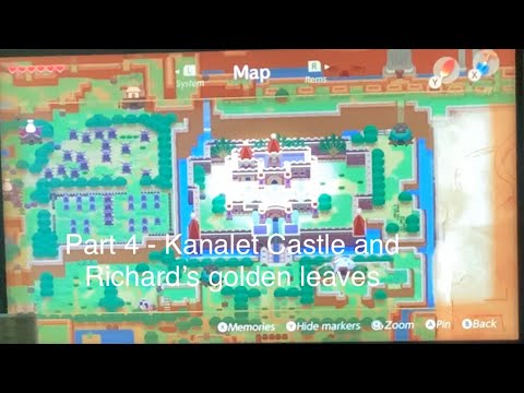 Link’s Awakening part 4 - Kanalet castle And Richard’s Golden leaves!