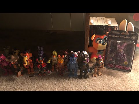 Fnaf action figure collection March 2022